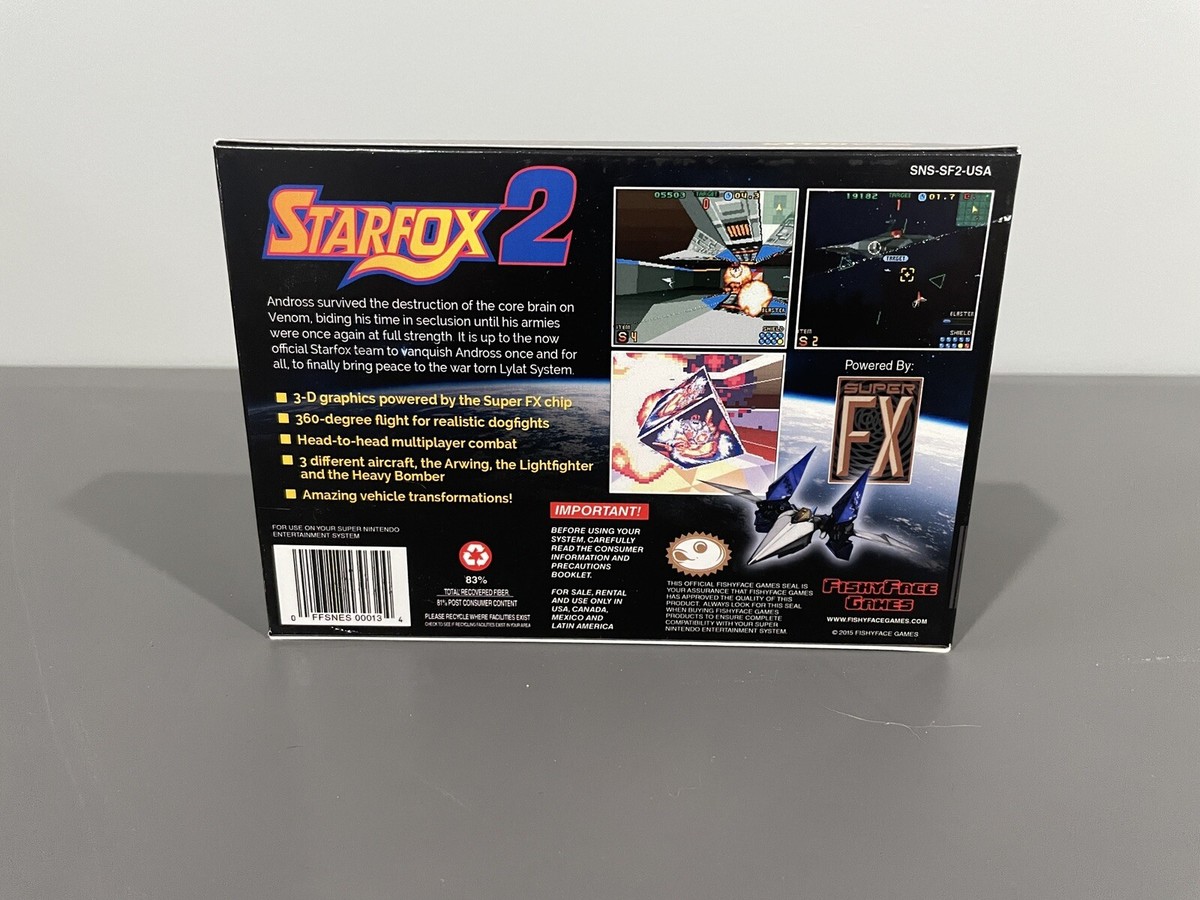 Star Fox 2 Complete CIB English With Box And Manual SNES | eBay Star Fox 2 Complete CIB English With Box And Manual SNES | eBay