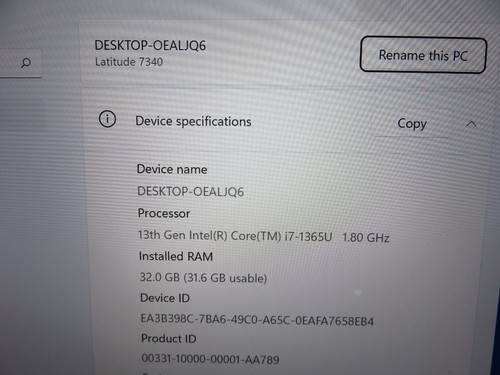 Dell Latitude 7340 13,3" 2 in 1 QHD+ Touch i7-1365U 32GB DDR5 512GB NVMe WIN 11 - Bild 2 von 9