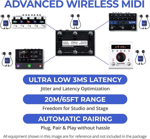 Compact Bluetooth MIDI Adapter with 5-PIN DIN Cables - Connect Easily Anywhere - Picture 7 of 11