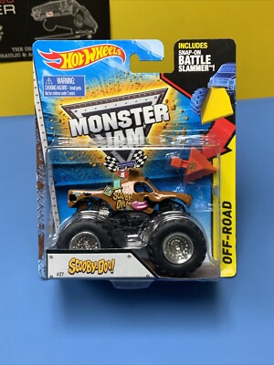 Hot Wheels Monster Jam Off Road Series Scooby Doo W/ Battle Slammer 1/64 