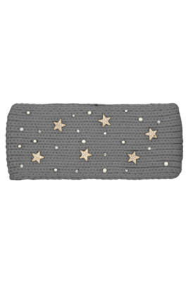 C.C Women Winter Warm Soft Star and Pearl Embellishments Headwra Headband