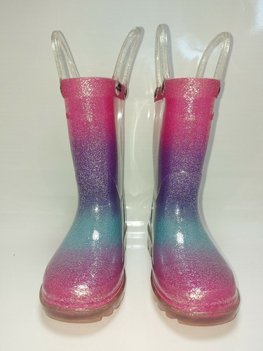 Toddler Girls Rainbow Glitter Light 