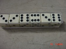 Lot of 120 Six Sided Square Opaque 16mm Dice White  Ivory Mix 20 Packs of 6