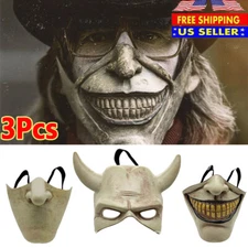 The Black Phone Costume Mask The Grabber Mask Horror Halloween Cosplay party xma