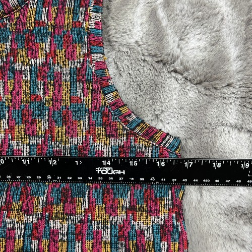 Akemi Kin Top Womens Small Maroon Boho Knit Anthropologie Sleeveless - 第 6/10 張圖片