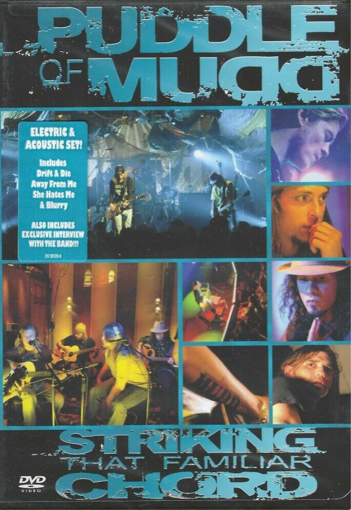 Puddle of Mudd - Striking That Familiar Chord DVD,NEW! Live
