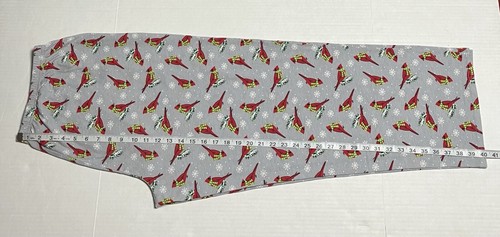 Womens Kim Rogers Winter Christmas Cardinal 2-Piece Pajamas Elastic Waist Red XL - Picture 17 of 17