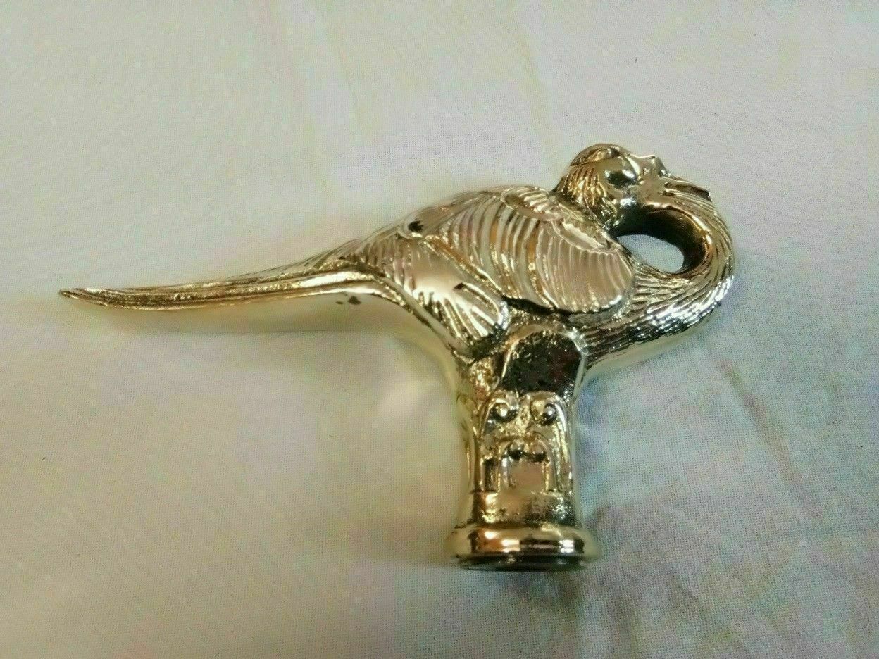 Solid Brass Designer Style Peacock Head Handle Fo… - image 2