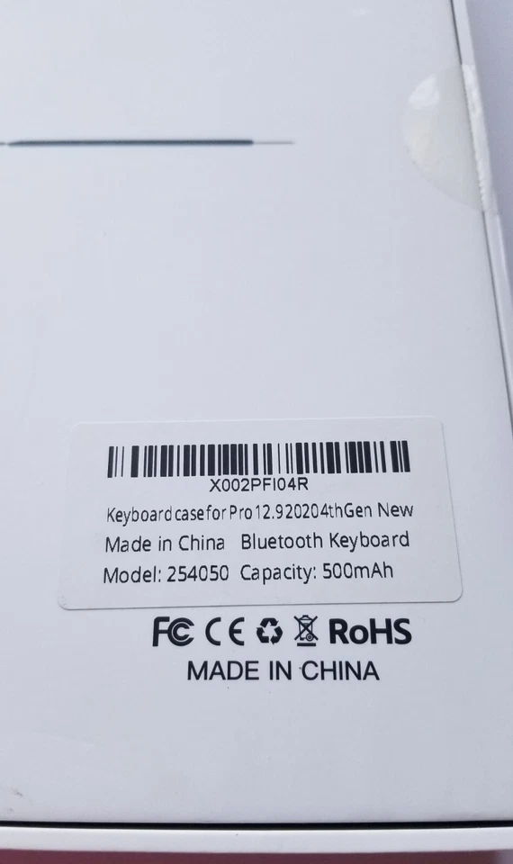 Keyboard Case Pro 12.9" 2020 4th Gen Case ROSE Bluetooth Backlit Keyboard - Image 2 of 4