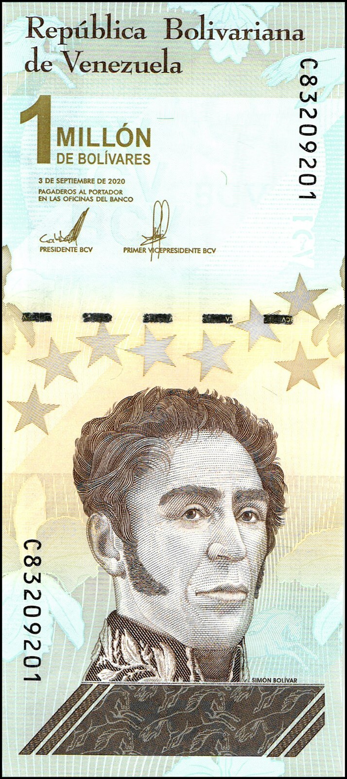 Venezuela 1 Million Bolivar Soberano 2020 – Bundle Of 10 Circulated Banknotes | Collectible Currency From USA Seller