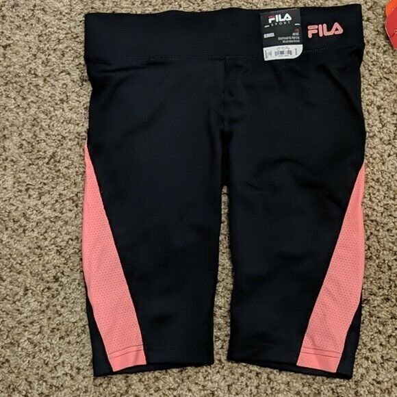 Fila Strength Bermuda workout leggings coral