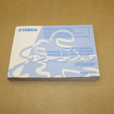 MANUEL DU PROPRIETAIRE ET D'UTILISATION YAMAHA YFZ 450 D 2012