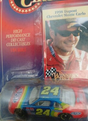  NASCAR Jeff Gordon Winners Circle Stock Car Series #24 Dupont Monte Carlo Toy