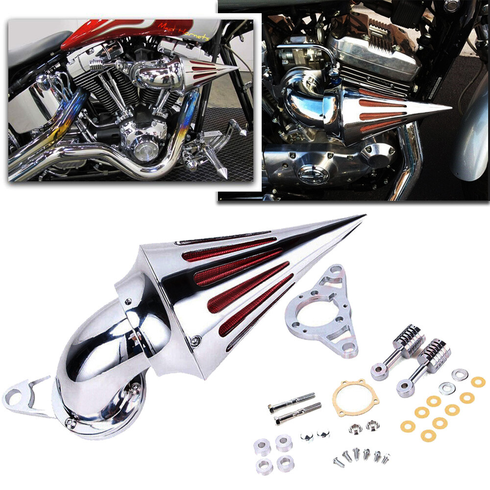 Chrome Spike Air Cleaner Intake Kits For Harley Cv Carburetor