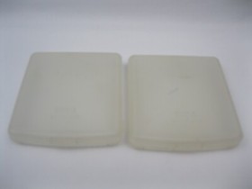 Sega Game Gear Clear Plastic Clamshell Case OEM Original Gamegear Lot Of 2