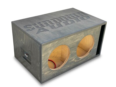 Sundown Audio Dual 8'' SAv3 Ported Enclosure - Birch Ply - .1.3 Cu @ 35Hz -  -  @