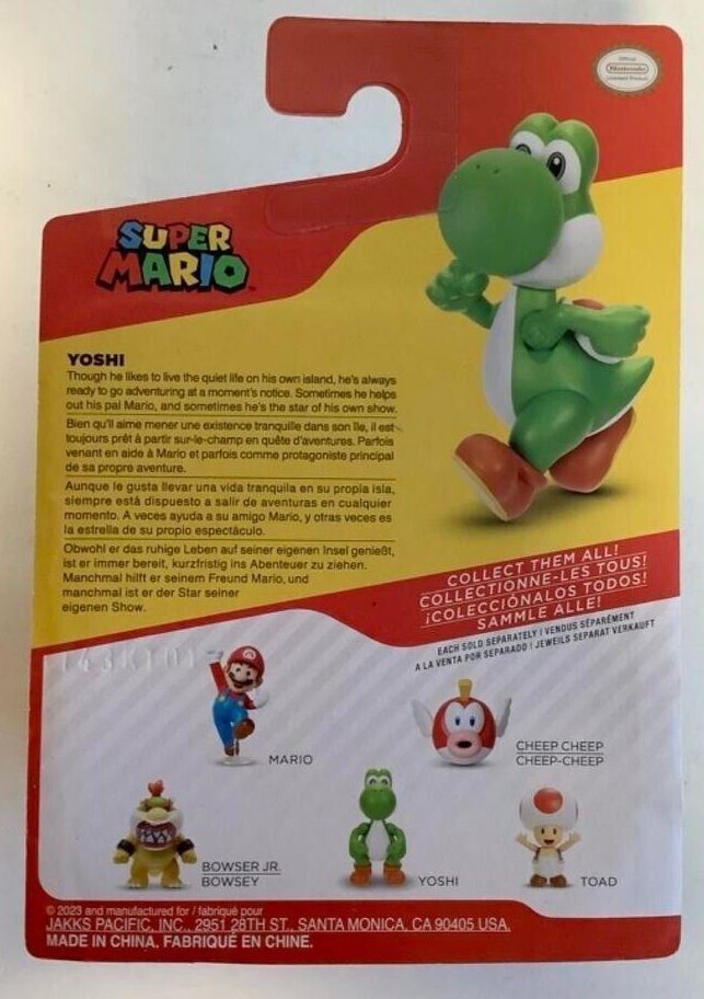 yoshi品 NEW Jakks 41836 World of Nintendo Super Mario 2.5-Inch GREEN YOSHI