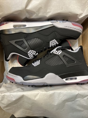 G Bred Golf Shoes - Black/Cement Grey 