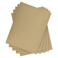 Brown Kraft Chipboard - Medium Weight 30 Pt. 624gsm Cardboard - 50 Sheets