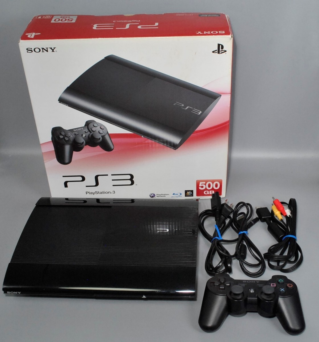 Sony PS3 Console 500GB CECH-4000C Charcoal Black Playstation3