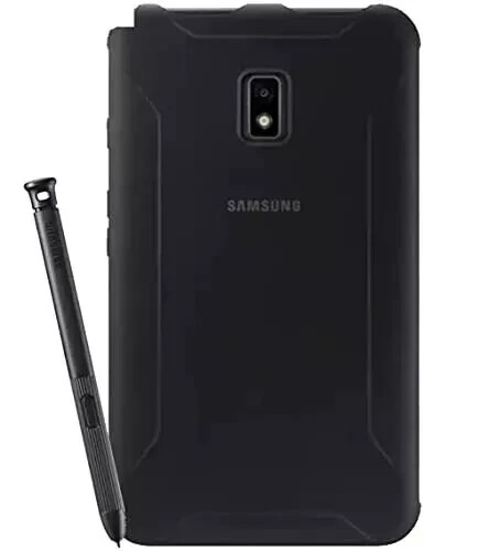 Coque caoutchouc Samsung Galaxy Tab Active2 T395 avec stylet stylet S Pen noir - Photo 1/3