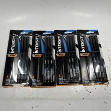 4 Pack BiC Intensity Fineliner Marker Pen, Fine, Black 52292, 3 Ct