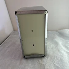 Restaurant Double Sided Tall Napkin Dispenser Holder Metal Retro Diner Vintage