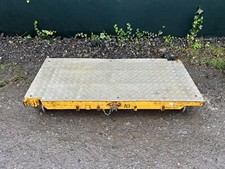 Permaquip £450+vat railway Track Line Link Rail Buggy Platform Trolley Dolly (1)