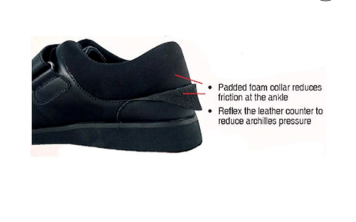 Apis Mt. Emey 728-E Scarpa casual da uomo Bunion Edema taglia 8,5 (728-E-6E- BLK) - Foto 6 di 15