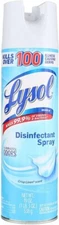 Lysol Sanitizer Disinfectant Spray Eliminates Odors Crisp Linen Scent 19 Oz