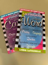 2 Books Ultimate Guide to the Perfect Word and Card  Scrapbooking Cardmaking