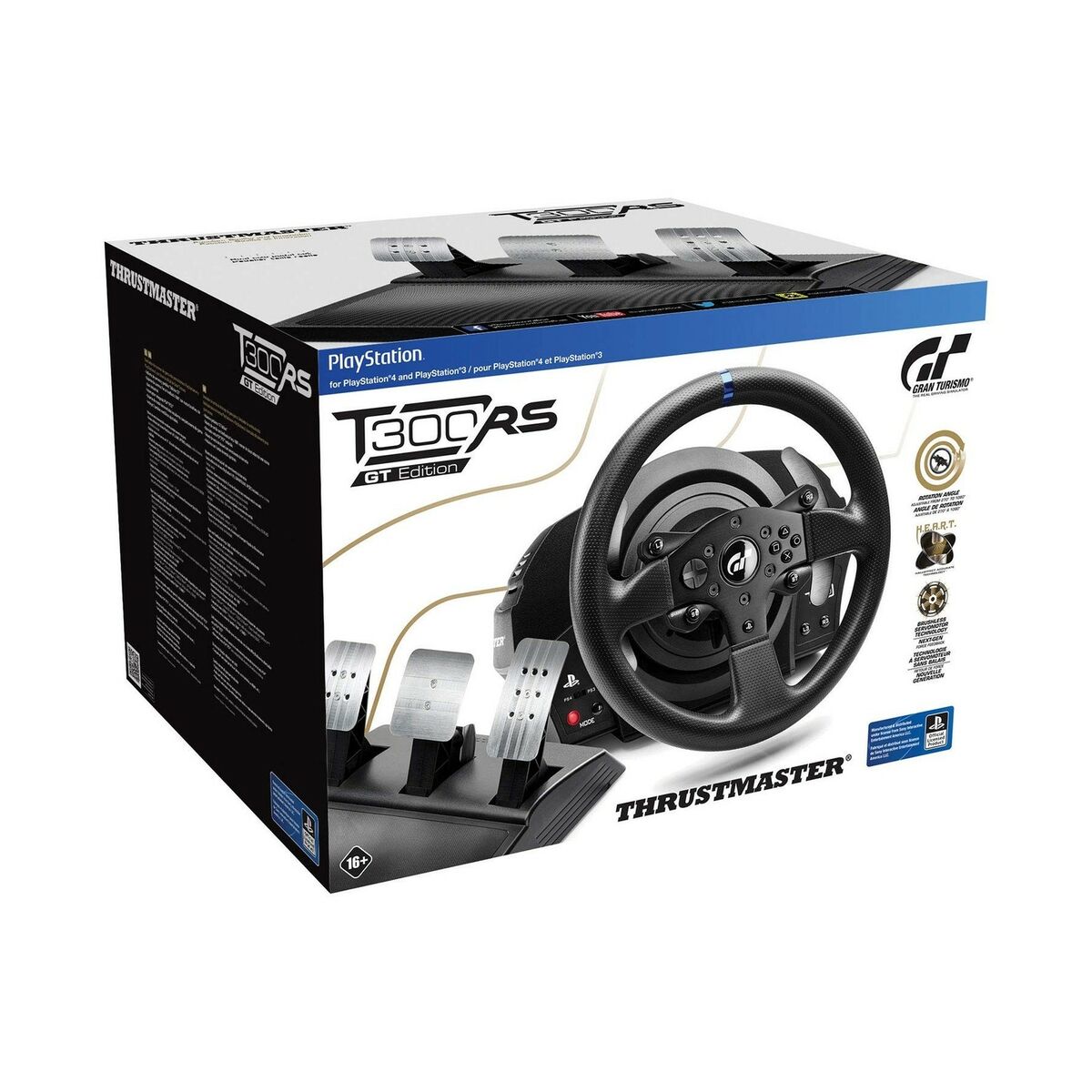 Kit Volant + Pédalier Thrustmaster T300 RS Gran Turismo Edition - PC/PS3/PS4  à prix bas