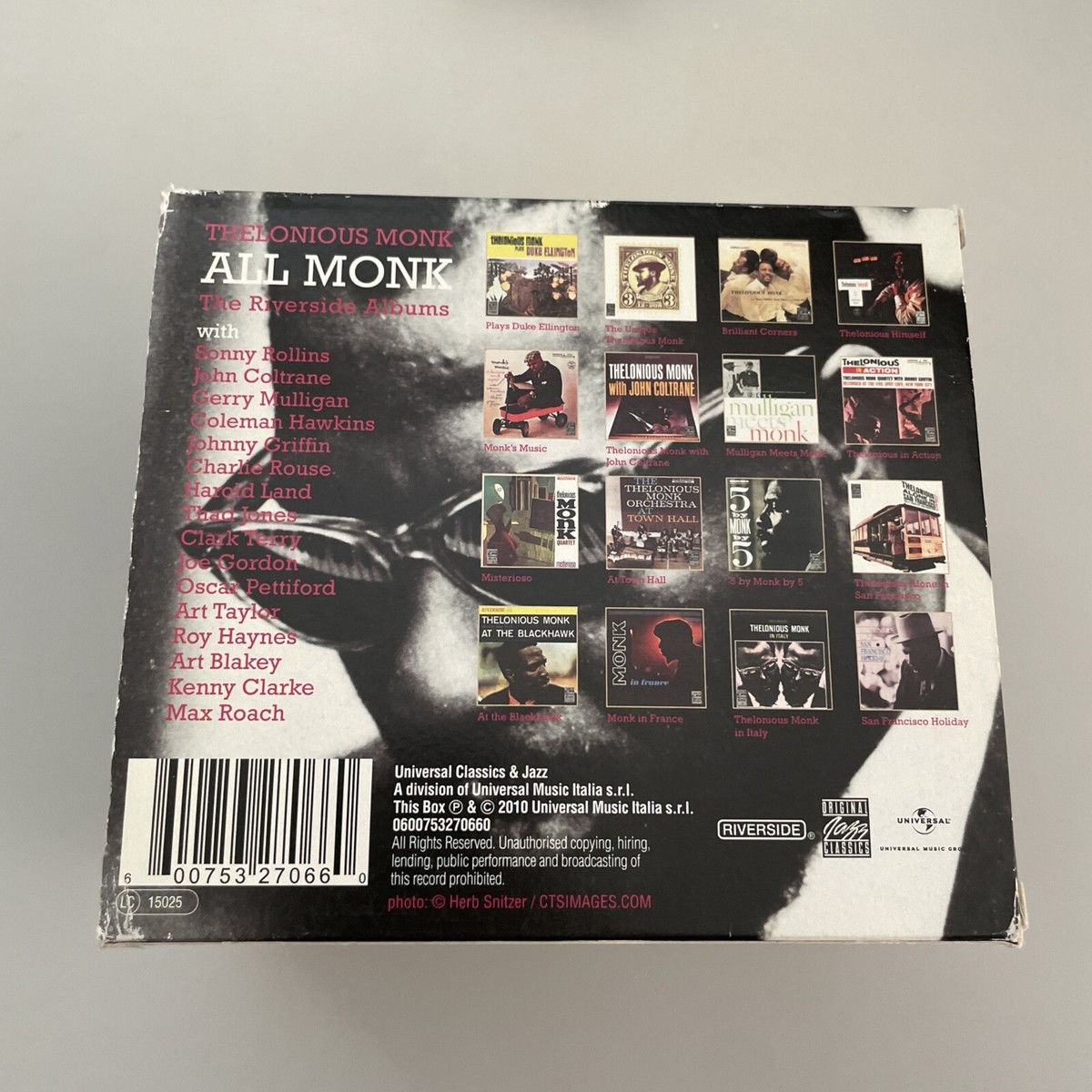 All Monk the Riverside Albums 16枚組 Thelonious Monk All Monk The Riverside Albums | eBay