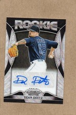 dean deetz houston astros rc auto 2019 prizm refractor ra-dd 55/60 silver wave
