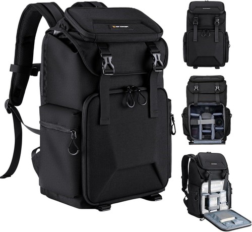 K&F Concept 25 L Hard Shell Camera Backpack Large Capacity Photography for DSLR - Picture 8 of 25