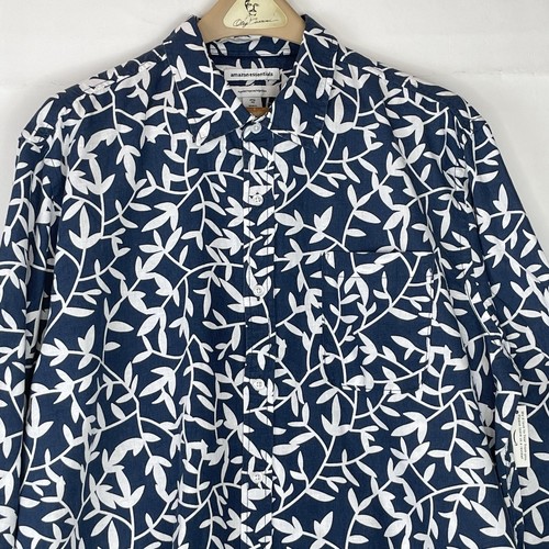 Amazon Essentials Herren XL Blau Langarm Leinen Baumwolle Hemd Regular Fit - Bild 10 von 14