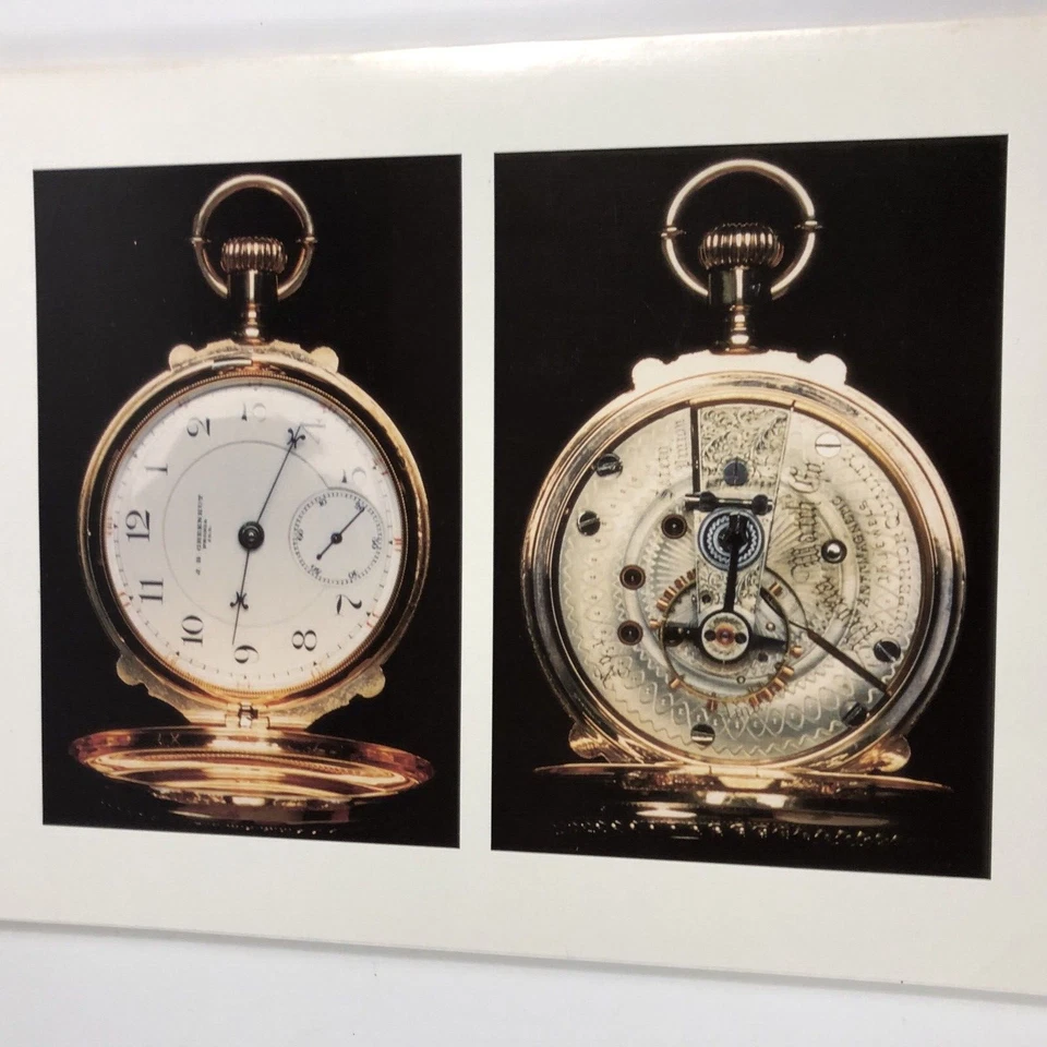 Reloj Bolsillo Americano Cuadrante Pintado Blanco Gruen Verithin etc NAWCC Febrero 1996 Foto 3 de 4