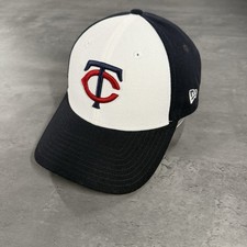 Minnesota Twins Hat New Era Cap 9Forty Adjustable Strap Dad Cap Navy White Red