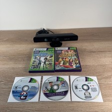Microsoft Xbox 360 Kinect Sensor with 5 Games Tested And Working