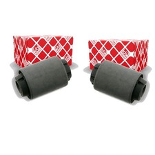 2x FEBI QUERLENKERLAGER BUCHSEN VORDERACHSE passend für RENAULT 25 ESPACE LINKS+