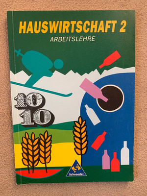 Schroedel ''Hauswirtschaft 2 Arbeitslehre''  Pädagogik Unterricht 1993