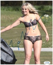 Zoe Lister-Jones Signed Autographed 8x10 Bra & Panties Photo ACOA