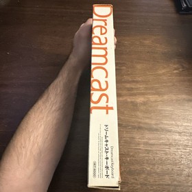 Sega Dreamcast KEYBOARD HKT-7600 - Clear - Complete CIB - Tested - Authentic