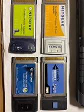 Six PC cards.  Four Wireless cards, Two LAN a...