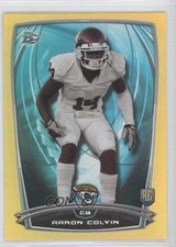 2014 Bowman Rookies Gold Foil 271/399 Aaron Colvin #96 1b8