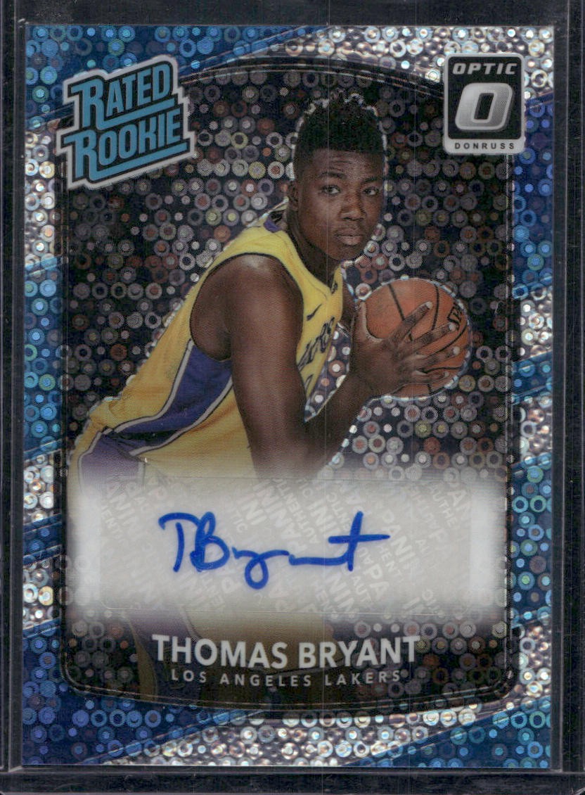2017-18 Donruss Optic #160 Thomas Bryant Rated Rookies Signatures Fast Break