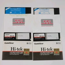 Advanced Dungeons and Dragons Secret of the Silver Blades & Hilsfar IBM PC 5.25"