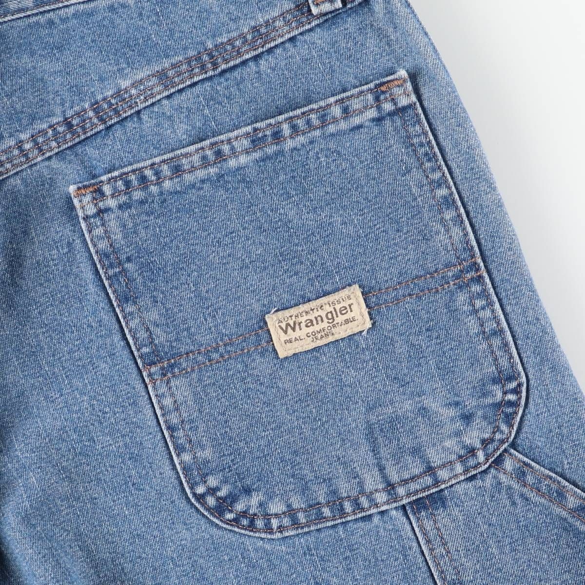 Used Wrangler Denim Painter Pants Men's Size W32 thumbnail 3