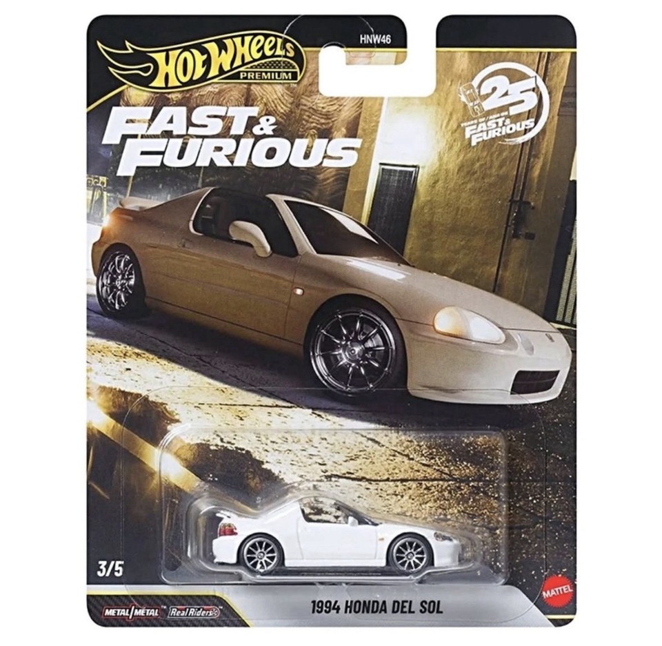 2026 HOT WHEELS PREMIUM FAST&FURIOUS 25TH ANNIVERSARY SET OF 5 CARS W