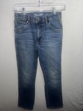Wrangler Retro Slim Boot Cut Jeans Kids Denim Blue Wash Size 14 Reg